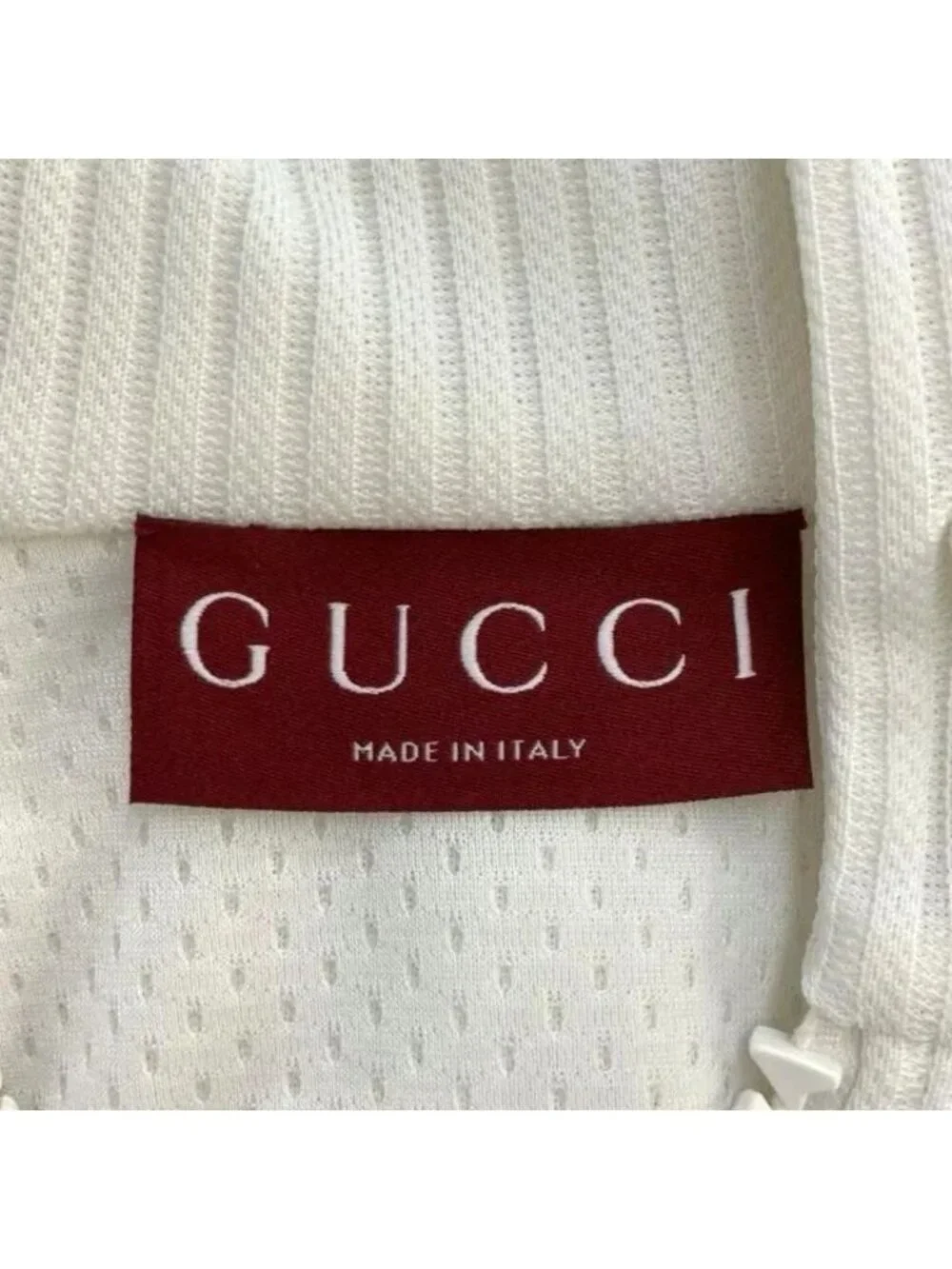Gucci Web Stripe Hoodie Long Sleeve Zip Up Interlocking G Logo Embroidery M